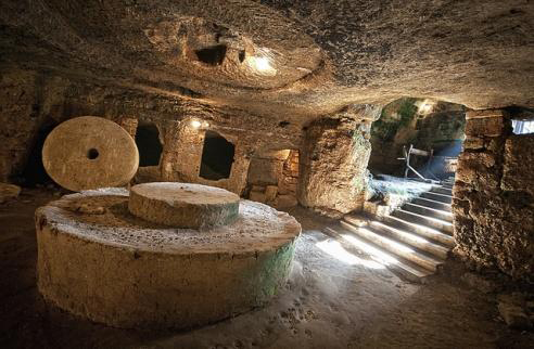 Il frantoio ipogeo del Mulino a Vento Resort, a Uggiano La Chiesa, Otranto (Le)